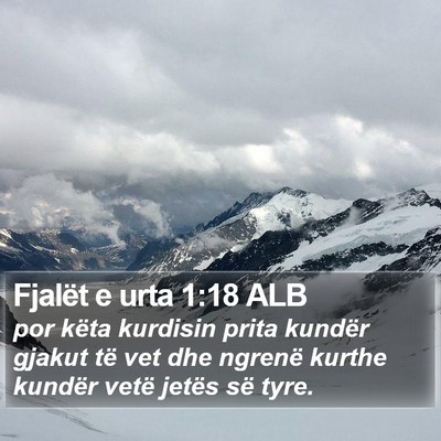 Fjalët e urta 1:18 ALB Bible Verse Image
