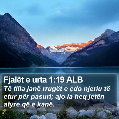 Fjalët e urta 1:19 ALB Bible Verse Image
