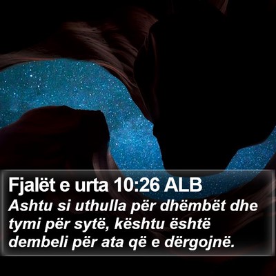 Fjalët e urta 10:26 ALB Bible Verse Image