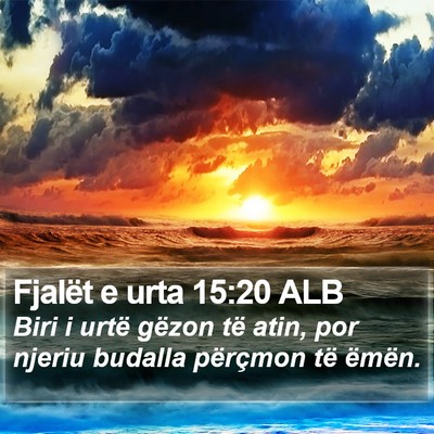 Fjalët e urta 15:20 ALB Bible Verse Image