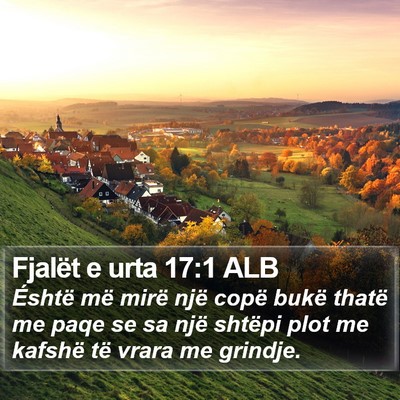 Fjalët e urta 17:1 ALB Bible Verse Image