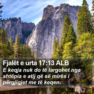 Fjalët e urta 17:13 ALB Bible Verse Image