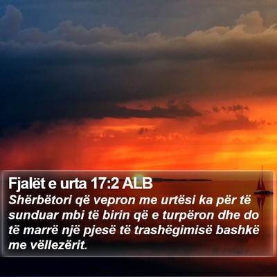 Fjalët e urta 17:2 ALB Bible Verse Image