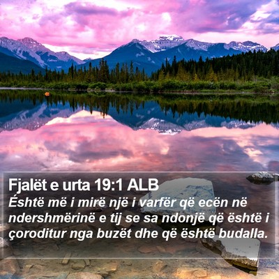Fjalët e urta 19:1 ALB Bible Verse Image