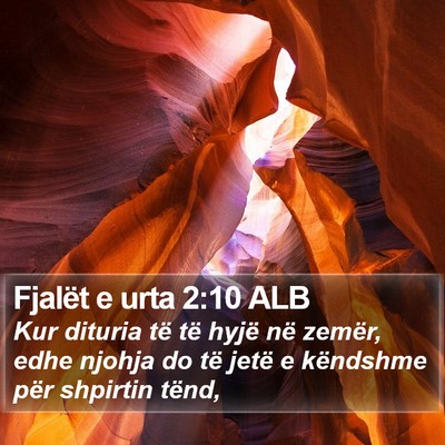 Fjalët e urta 2:10 ALB Bible Verse Image