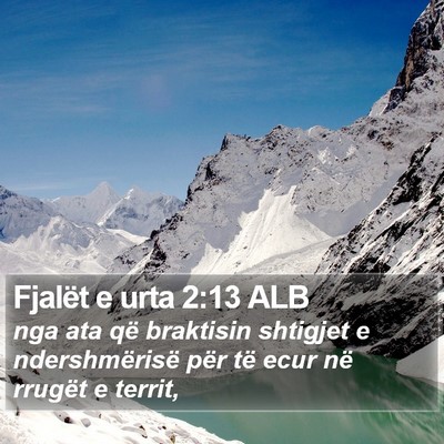 Fjalët e urta 2:13 ALB Bible Verse Image