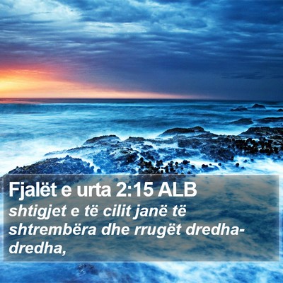 Fjalët e urta 2:15 ALB Bible Verse Image