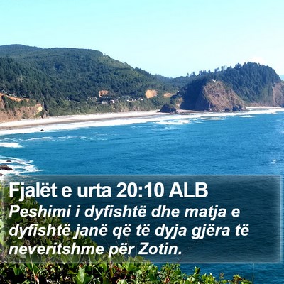 Fjalët e urta 20:10 ALB Bible Verse Image