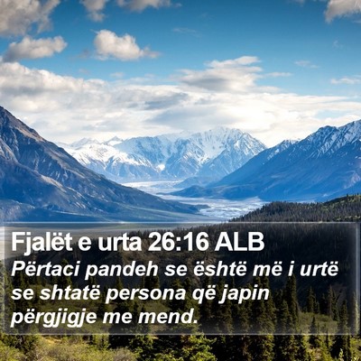 Fjalët e urta 26:16 ALB Bible Verse Image
