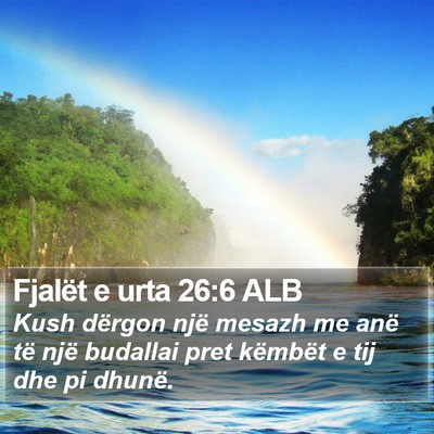Fjalët e urta 26:6 ALB Bible Verse Image