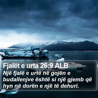 Fjalët e urta 26:9 ALB Bible Verse Image