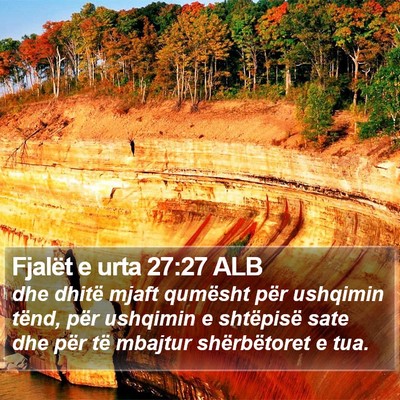 Fjalët e urta 27:27 ALB Bible Verse Image