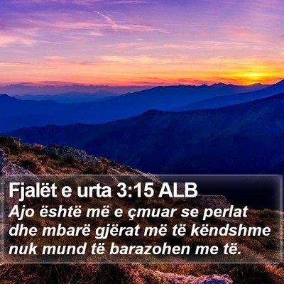 Fjalët e urta 3:15 ALB Bible Verse Image