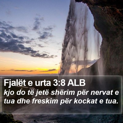 Fjalët e urta 3:8 ALB Bible Verse Image