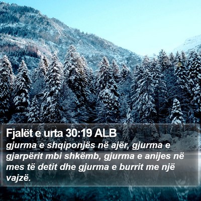 Fjalët e urta 30:19 ALB Bible Verse Image