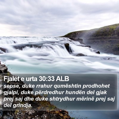 Fjalët e urta 30:33 ALB Bible Verse Image