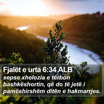 Fjalët e urta 6:34 ALB Bible Verse Image