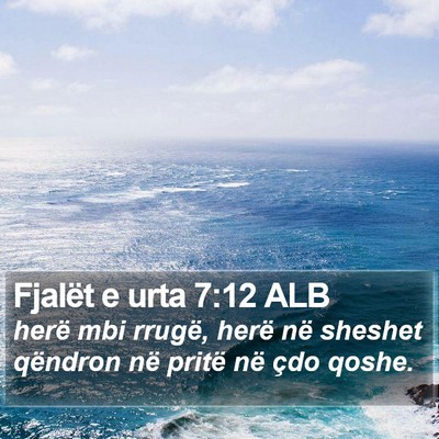 Fjalët e urta 7:12 ALB Bible Verse Image