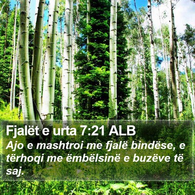Fjalët e urta 7:21 ALB Bible Verse Image
