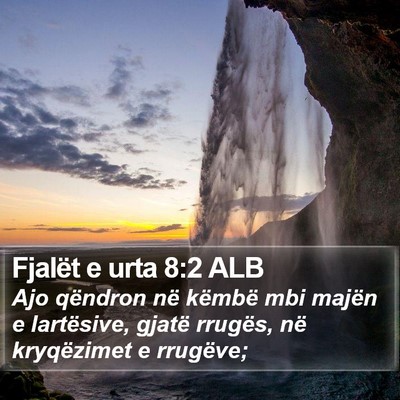 Fjalët e urta 8:2 ALB Bible Verse Image