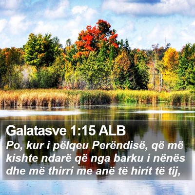 Galatasve 1:15 ALB Bible Verse Image