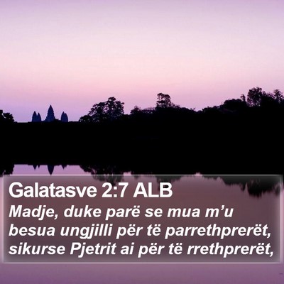 Galatasve 2:7 ALB Bible Verse Image