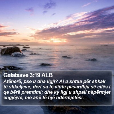 Galatasve 3:19 ALB Bible Verse Image