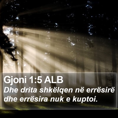 Gjoni 1:5 ALB Bible Verse Image