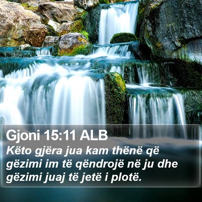 Gjoni 15:11 ALB Bible Verse Image