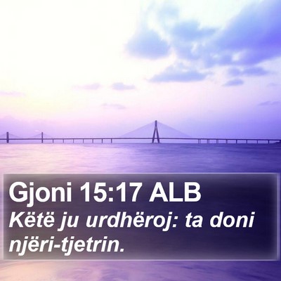 Gjoni 15:17 ALB Bible Verse Image