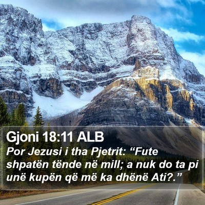 Gjoni 18:11 ALB Bible Verse Image