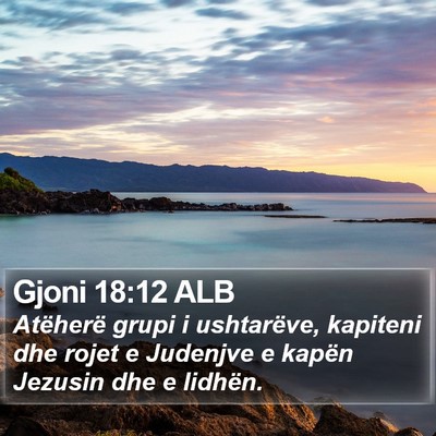 Gjoni 18:12 ALB Bible Verse Image
