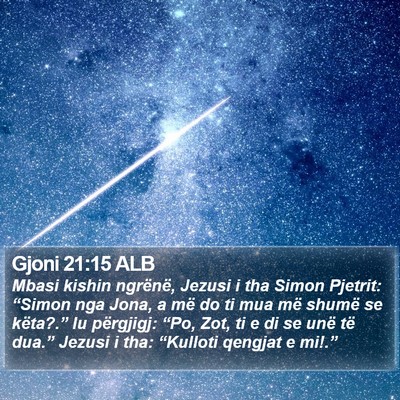 Gjoni 21:15 ALB Bible Verse Image
