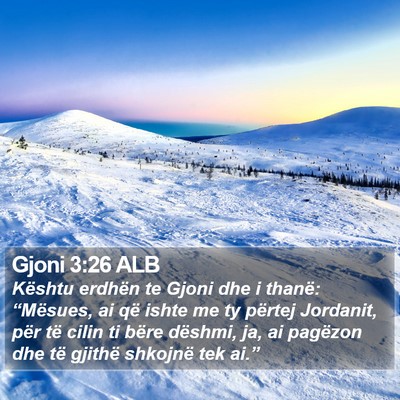 Gjoni 3:26 ALB Bible Verse Image