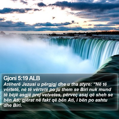 Gjoni 5:19 ALB Bible Verse Image