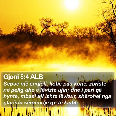 Gjoni 5:4 ALB Bible Verse Image