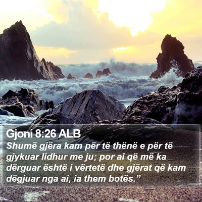 Gjoni 8:26 ALB Bible Verse Image