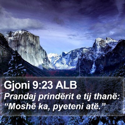 Gjoni 9:23 ALB Bible Verse Image