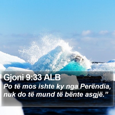 Gjoni 9:33 ALB Bible Verse Image