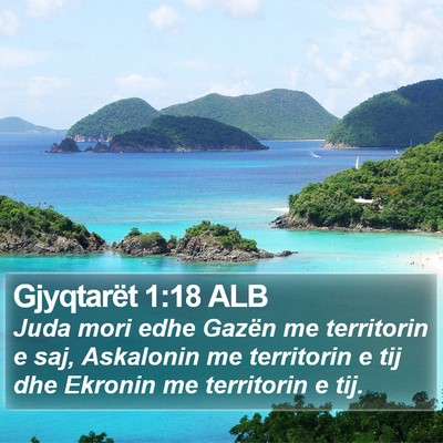 Gjyqtarët 1:18 ALB Bible Verse Image