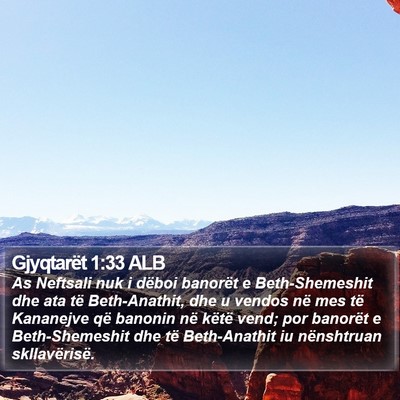 Gjyqtarët 1:33 ALB Bible Verse Image