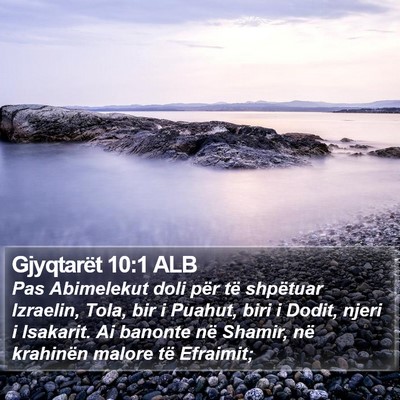 Gjyqtarët 10:1 ALB Bible Verse Image