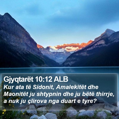 Gjyqtarët 10:12 ALB Bible Verse Image