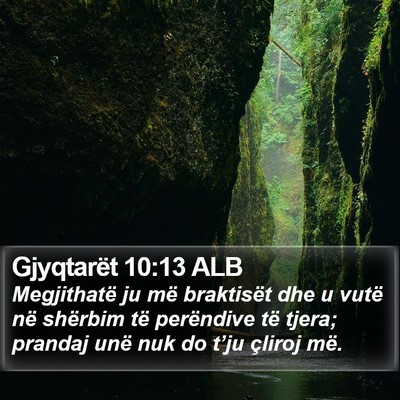 Gjyqtarët 10:13 ALB Bible Verse Image