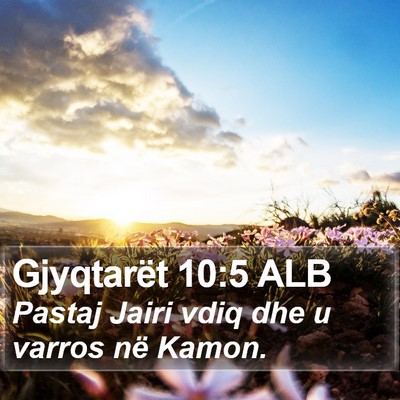 Gjyqtarët 10:5 ALB Bible Verse Image