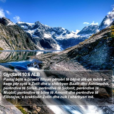Gjyqtarët 10:6 ALB Bible Verse Image