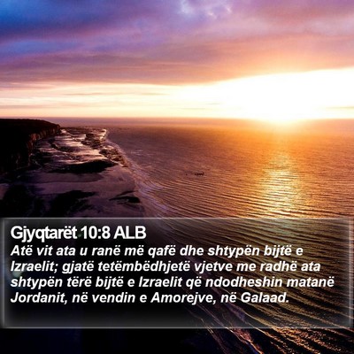 Gjyqtarët 10:8 ALB Bible Verse Image