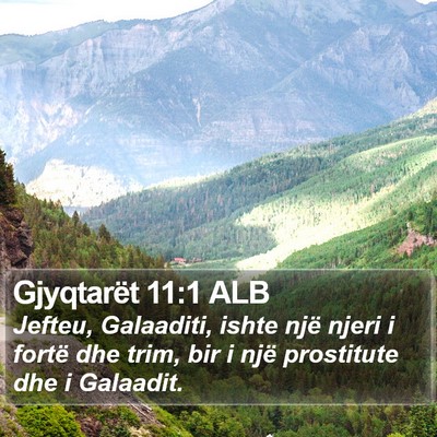 Gjyqtarët 11:1 ALB Bible Verse Image