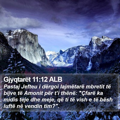 Gjyqtarët 11:12 ALB Bible Verse Image