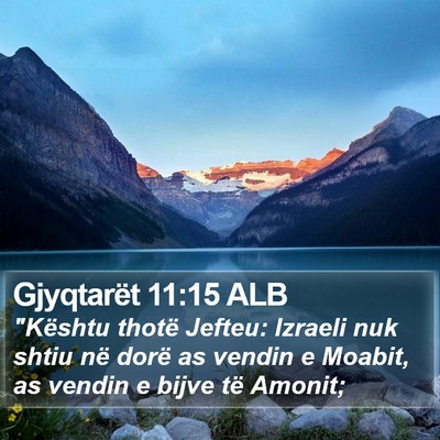 Gjyqtarët 11:15 ALB Bible Verse Image